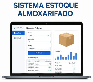 Sistema Estoque Almoxarifado - Sem Mensalidade